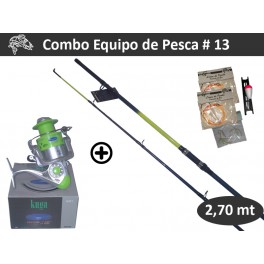 Combo equipo pesca para variada 